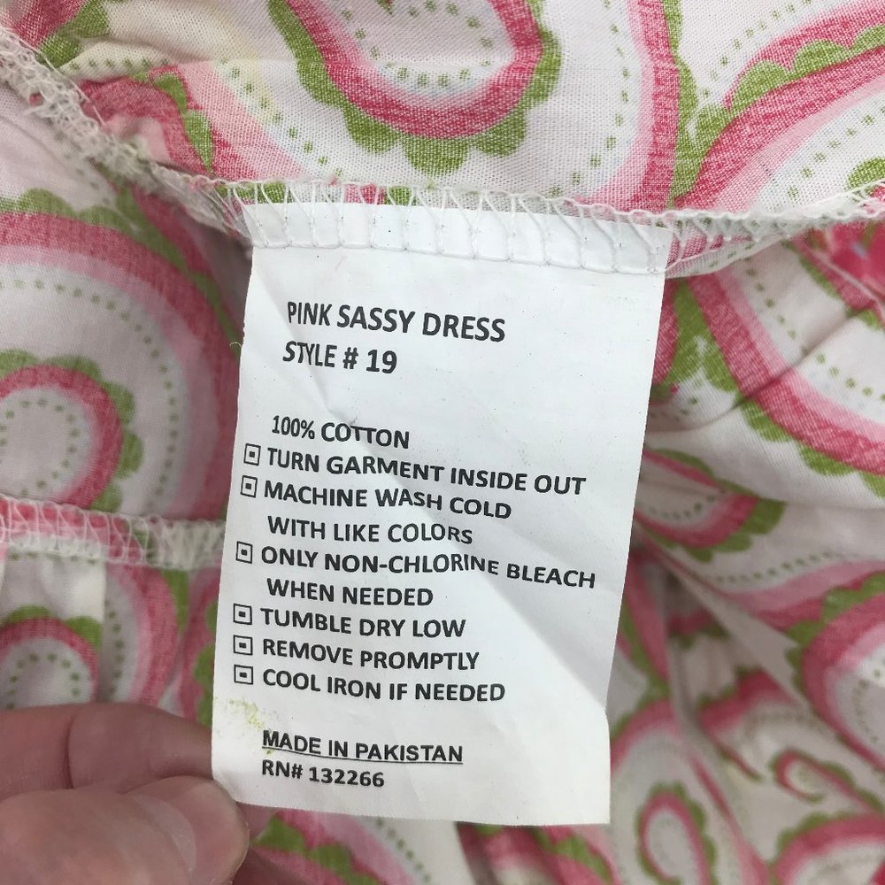 ❌SOLD❌JELLY the PUG 🌺Paisley Sassy Ruffled Dress - Picture 10 of 10